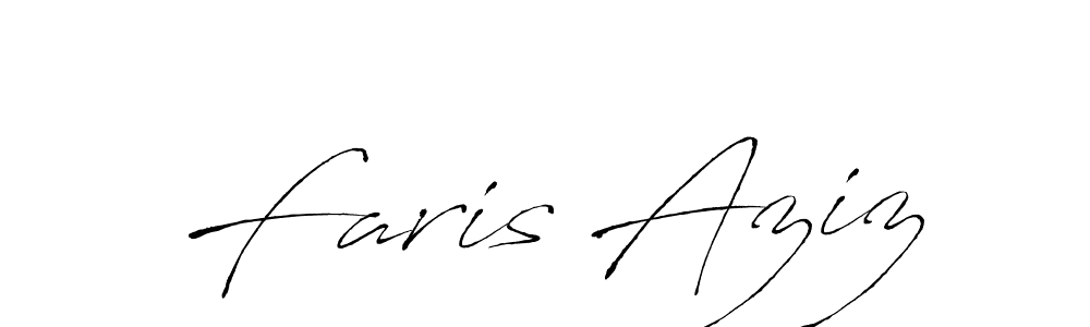 Make a beautiful signature design for name Faris Aziz. Use this online signature maker to create a handwritten signature for free. Faris Aziz signature style 6 images and pictures png