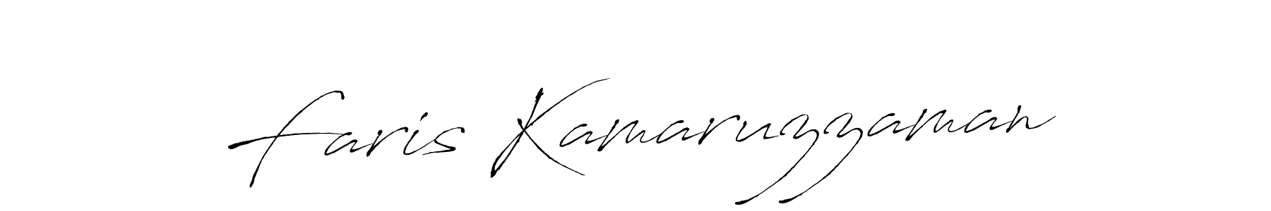 Also we have Faris Kamaruzzaman name is the best signature style. Create professional handwritten signature collection using Antro_Vectra autograph style. Faris Kamaruzzaman signature style 6 images and pictures png