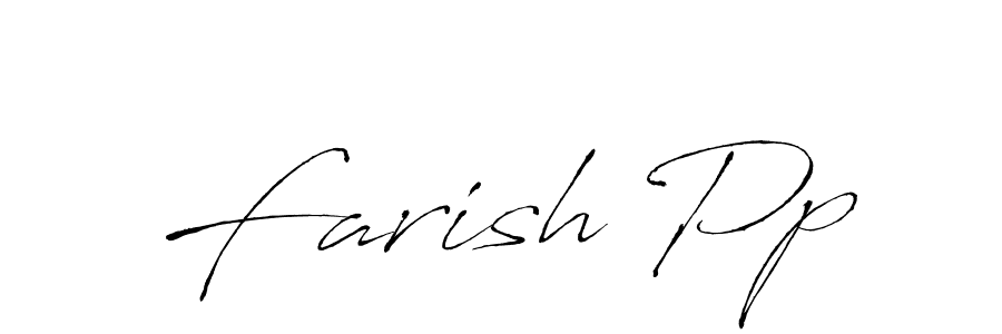 It looks lik you need a new signature style for name Farish Pp. Design unique handwritten (Antro_Vectra) signature with our free signature maker in just a few clicks. Farish Pp signature style 6 images and pictures png