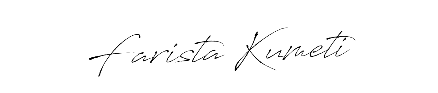 Make a beautiful signature design for name Farista Kumeti. Use this online signature maker to create a handwritten signature for free. Farista Kumeti signature style 6 images and pictures png