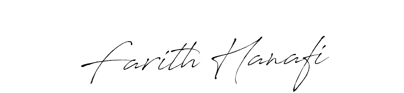 Design your own signature with our free online signature maker. With this signature software, you can create a handwritten (Antro_Vectra) signature for name Farith Hanafi. Farith Hanafi signature style 6 images and pictures png