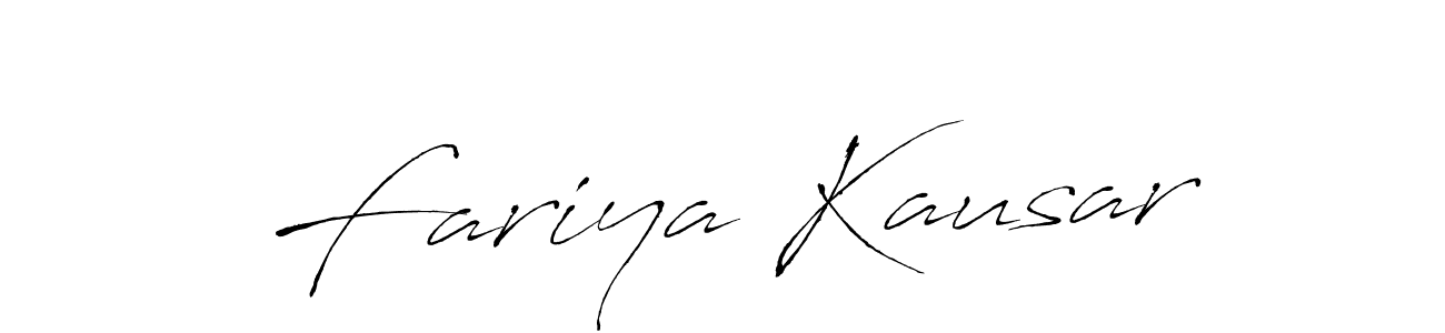 This is the best signature style for the Fariya Kausar name. Also you like these signature font (Antro_Vectra). Mix name signature. Fariya Kausar signature style 6 images and pictures png
