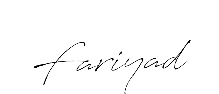 Make a beautiful signature design for name Fariyad. With this signature (Antro_Vectra) style, you can create a handwritten signature for free. Fariyad signature style 6 images and pictures png