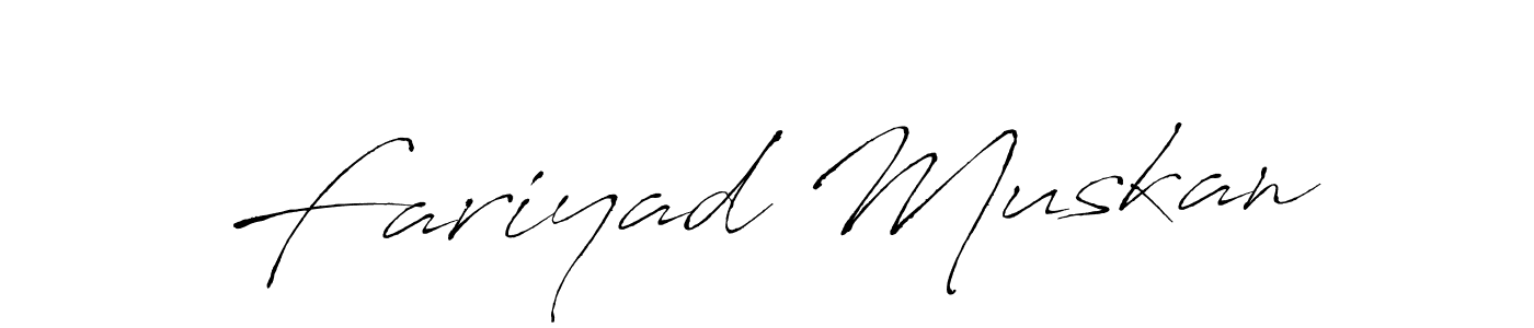 You can use this online signature creator to create a handwritten signature for the name Fariyad Muskan. This is the best online autograph maker. Fariyad Muskan signature style 6 images and pictures png