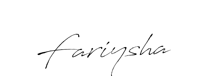How to make Fariysha signature? Antro_Vectra is a professional autograph style. Create handwritten signature for Fariysha name. Fariysha signature style 6 images and pictures png