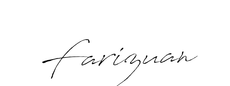 The best way (Antro_Vectra) to make a short signature is to pick only two or three words in your name. The name Farizuan include a total of six letters. For converting this name. Farizuan signature style 6 images and pictures png