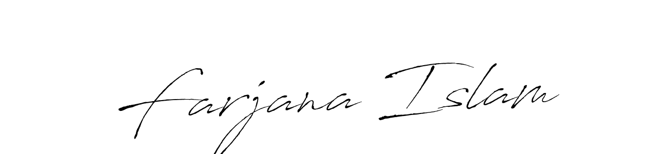 The best way (Antro_Vectra) to make a short signature is to pick only two or three words in your name. The name Farjana Islam include a total of six letters. For converting this name. Farjana Islam signature style 6 images and pictures png