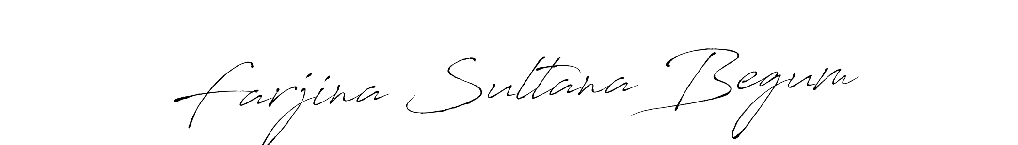 Make a beautiful signature design for name Farjina Sultana Begum. Use this online signature maker to create a handwritten signature for free. Farjina Sultana Begum signature style 6 images and pictures png