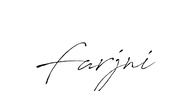 Also we have Farjni name is the best signature style. Create professional handwritten signature collection using Antro_Vectra autograph style. Farjni signature style 6 images and pictures png