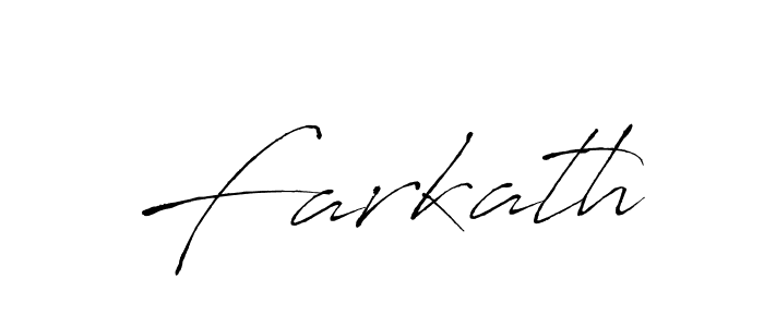 Use a signature maker to create a handwritten signature online. With this signature software, you can design (Antro_Vectra) your own signature for name Farkath. Farkath signature style 6 images and pictures png