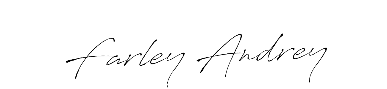 Also we have Farley Andrey name is the best signature style. Create professional handwritten signature collection using Antro_Vectra autograph style. Farley Andrey signature style 6 images and pictures png