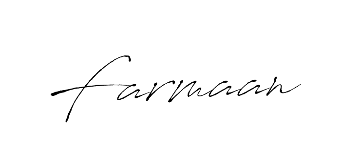 Design your own signature with our free online signature maker. With this signature software, you can create a handwritten (Antro_Vectra) signature for name Farmaan. Farmaan signature style 6 images and pictures png