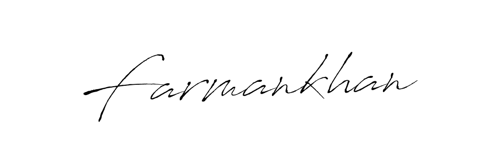 Create a beautiful signature design for name Farmankhan. With this signature (Antro_Vectra) fonts, you can make a handwritten signature for free. Farmankhan signature style 6 images and pictures png