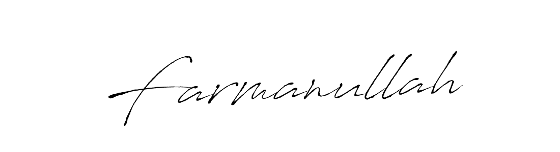 How to make Farmanullah signature? Antro_Vectra is a professional autograph style. Create handwritten signature for Farmanullah name. Farmanullah signature style 6 images and pictures png