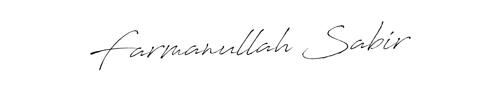 Use a signature maker to create a handwritten signature online. With this signature software, you can design (Antro_Vectra) your own signature for name Farmanullah Sabir. Farmanullah Sabir signature style 6 images and pictures png