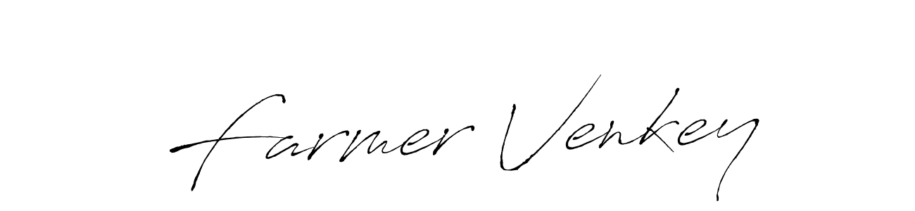 Similarly Antro_Vectra is the best handwritten signature design. Signature creator online .You can use it as an online autograph creator for name Farmer Venkey. Farmer Venkey signature style 6 images and pictures png