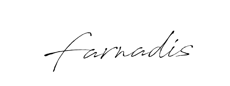 Design your own signature with our free online signature maker. With this signature software, you can create a handwritten (Antro_Vectra) signature for name Farnadis. Farnadis signature style 6 images and pictures png