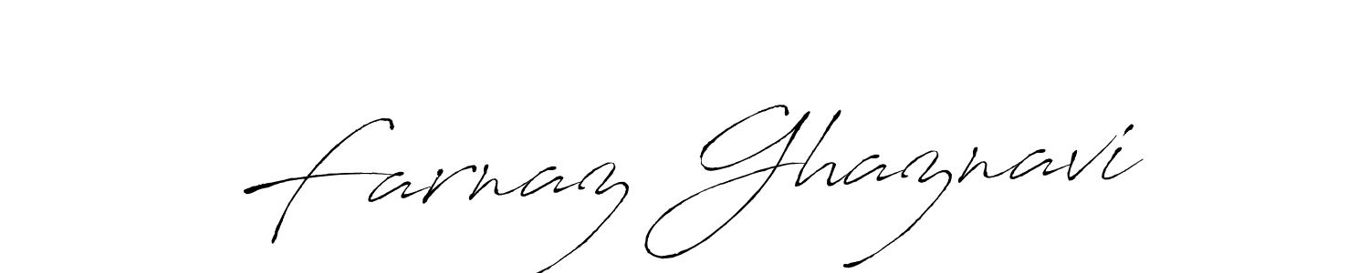 Design your own signature with our free online signature maker. With this signature software, you can create a handwritten (Antro_Vectra) signature for name Farnaz Ghaznavi. Farnaz Ghaznavi signature style 6 images and pictures png