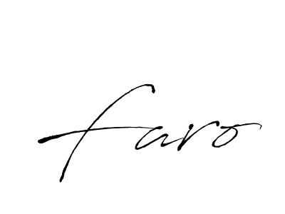 Faro stylish signature style. Best Handwritten Sign (Antro_Vectra) for my name. Handwritten Signature Collection Ideas for my name Faro. Faro signature style 6 images and pictures png