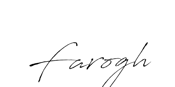 The best way (Antro_Vectra) to make a short signature is to pick only two or three words in your name. The name Farogh include a total of six letters. For converting this name. Farogh signature style 6 images and pictures png