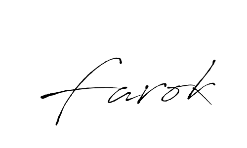 Farok stylish signature style. Best Handwritten Sign (Antro_Vectra) for my name. Handwritten Signature Collection Ideas for my name Farok. Farok signature style 6 images and pictures png