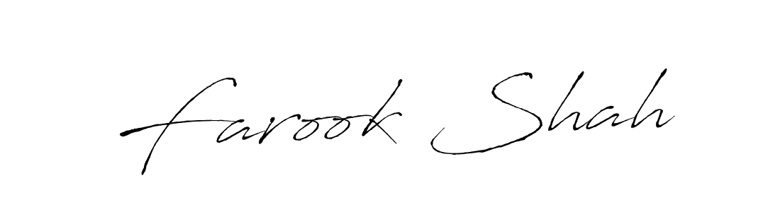 Create a beautiful signature design for name Farook Shah. With this signature (Antro_Vectra) fonts, you can make a handwritten signature for free. Farook Shah signature style 6 images and pictures png