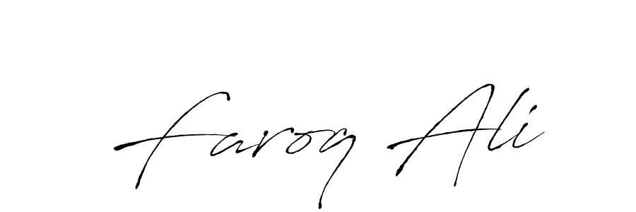 How to make Faroq Ali name signature. Use Antro_Vectra style for creating short signs online. This is the latest handwritten sign. Faroq Ali signature style 6 images and pictures png