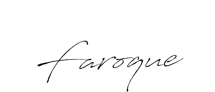 Use a signature maker to create a handwritten signature online. With this signature software, you can design (Antro_Vectra) your own signature for name Faroque. Faroque signature style 6 images and pictures png