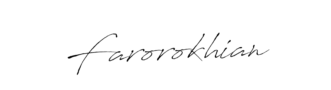 Also we have Farorokhian name is the best signature style. Create professional handwritten signature collection using Antro_Vectra autograph style. Farorokhian signature style 6 images and pictures png