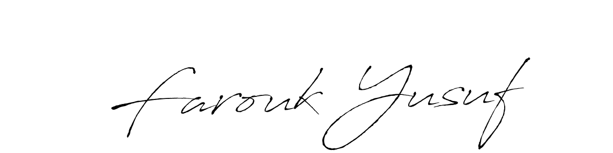 Make a short Farouk Yusuf signature style. Manage your documents anywhere anytime using Antro_Vectra. Create and add eSignatures, submit forms, share and send files easily. Farouk Yusuf signature style 6 images and pictures png