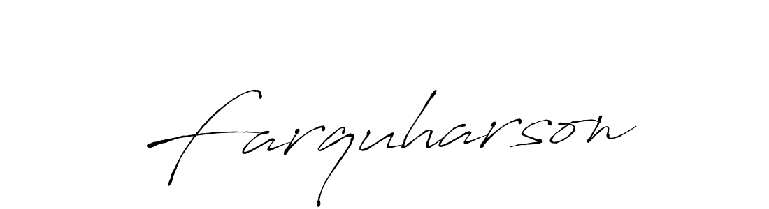 Make a beautiful signature design for name Farquharson. With this signature (Antro_Vectra) style, you can create a handwritten signature for free. Farquharson signature style 6 images and pictures png