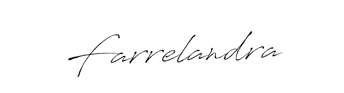 Farrelandra stylish signature style. Best Handwritten Sign (Antro_Vectra) for my name. Handwritten Signature Collection Ideas for my name Farrelandra. Farrelandra signature style 6 images and pictures png