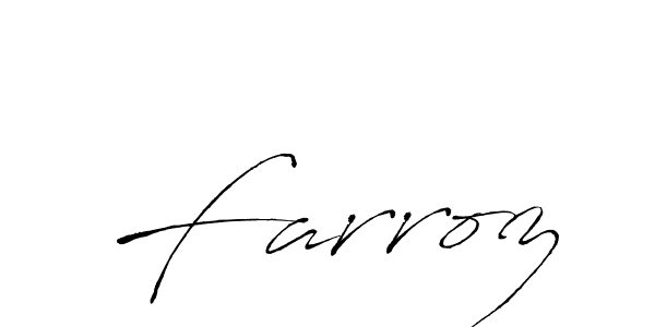 You should practise on your own different ways (Antro_Vectra) to write your name (Farroz) in signature. don't let someone else do it for you. Farroz signature style 6 images and pictures png
