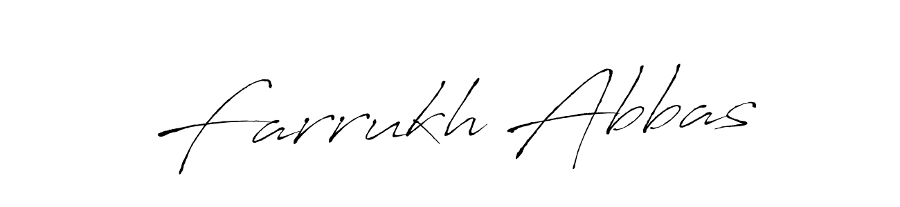 Make a beautiful signature design for name Farrukh Abbas. Use this online signature maker to create a handwritten signature for free. Farrukh Abbas signature style 6 images and pictures png