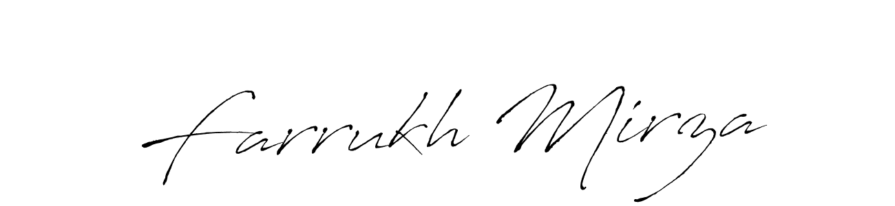 The best way (Antro_Vectra) to make a short signature is to pick only two or three words in your name. The name Farrukh Mirza include a total of six letters. For converting this name. Farrukh Mirza signature style 6 images and pictures png