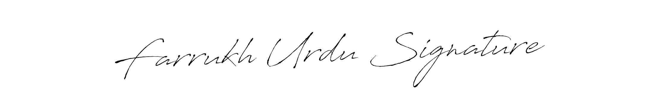 It looks lik you need a new signature style for name Farrukh Urdu Signature. Design unique handwritten (Antro_Vectra) signature with our free signature maker in just a few clicks. Farrukh Urdu Signature signature style 6 images and pictures png