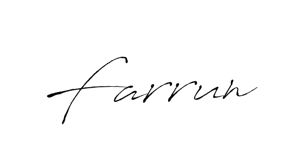 Also You can easily find your signature by using the search form. We will create Farrun name handwritten signature images for you free of cost using Antro_Vectra sign style. Farrun signature style 6 images and pictures png