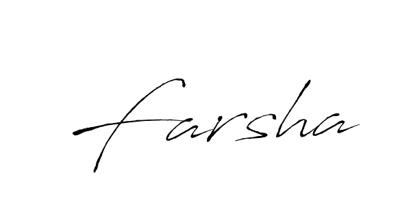 Antro_Vectra is a professional signature style that is perfect for those who want to add a touch of class to their signature. It is also a great choice for those who want to make their signature more unique. Get Farsha name to fancy signature for free. Farsha signature style 6 images and pictures png