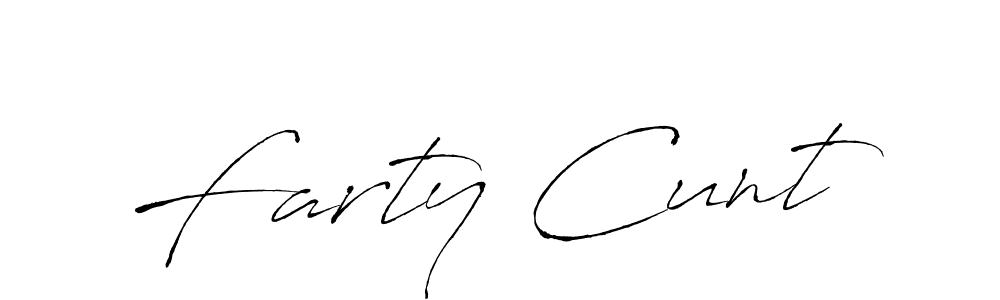 if you are searching for the best signature style for your name Farty Cunt. so please give up your signature search. here we have designed multiple signature styles  using Antro_Vectra. Farty Cunt signature style 6 images and pictures png