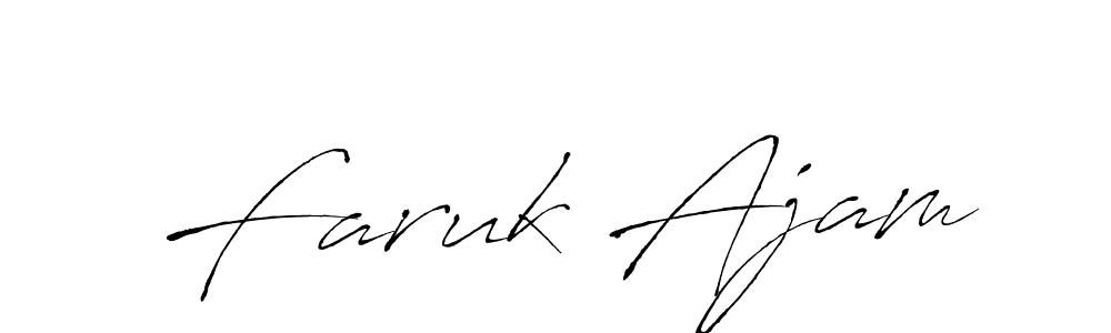 It looks lik you need a new signature style for name Faruk Ajam. Design unique handwritten (Antro_Vectra) signature with our free signature maker in just a few clicks. Faruk Ajam signature style 6 images and pictures png