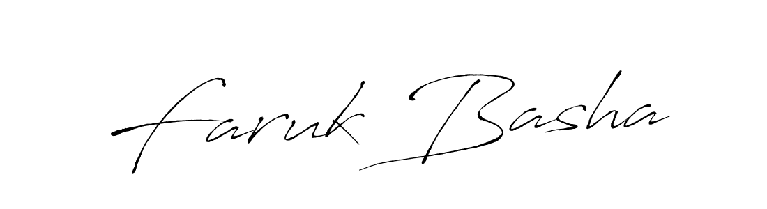 Make a beautiful signature design for name Faruk Basha. With this signature (Antro_Vectra) style, you can create a handwritten signature for free. Faruk Basha signature style 6 images and pictures png