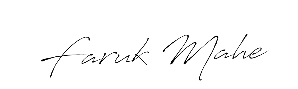 if you are searching for the best signature style for your name Faruk Mahe. so please give up your signature search. here we have designed multiple signature styles  using Antro_Vectra. Faruk Mahe signature style 6 images and pictures png