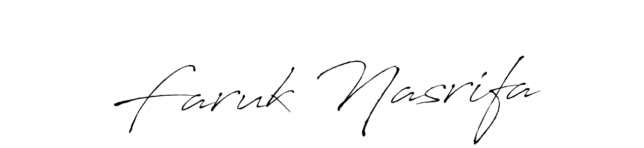 Also we have Faruk Nasrifa name is the best signature style. Create professional handwritten signature collection using Antro_Vectra autograph style. Faruk Nasrifa signature style 6 images and pictures png