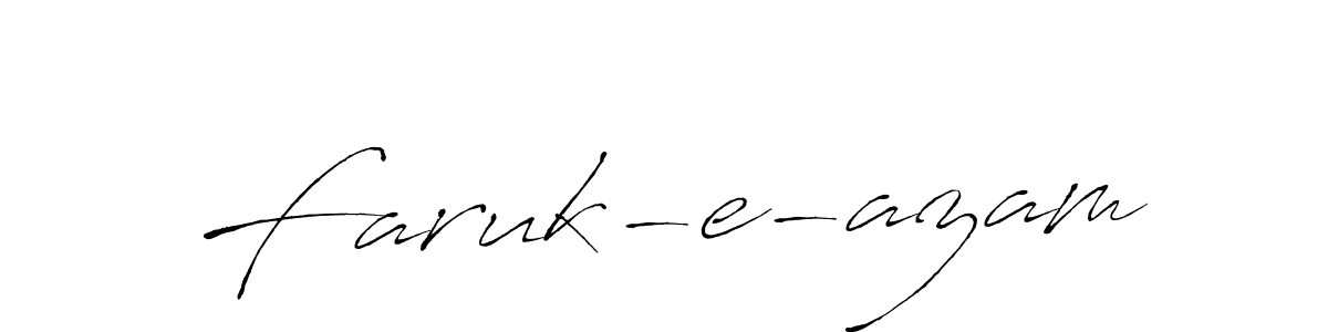 Create a beautiful signature design for name Faruk-e-azam. With this signature (Antro_Vectra) fonts, you can make a handwritten signature for free. Faruk-e-azam signature style 6 images and pictures png