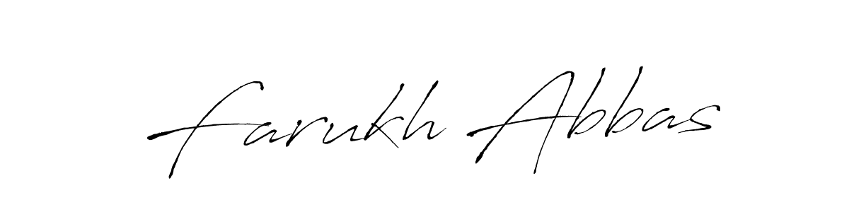 The best way (Antro_Vectra) to make a short signature is to pick only two or three words in your name. The name Farukh Abbas include a total of six letters. For converting this name. Farukh Abbas signature style 6 images and pictures png