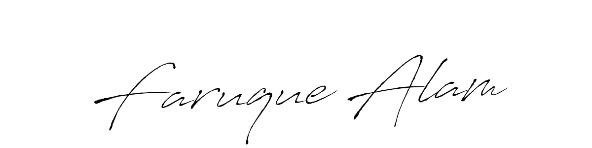 Use a signature maker to create a handwritten signature online. With this signature software, you can design (Antro_Vectra) your own signature for name Faruque Alam. Faruque Alam signature style 6 images and pictures png