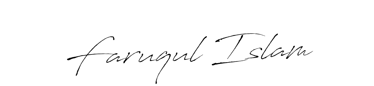 Use a signature maker to create a handwritten signature online. With this signature software, you can design (Antro_Vectra) your own signature for name Faruqul Islam. Faruqul Islam signature style 6 images and pictures png