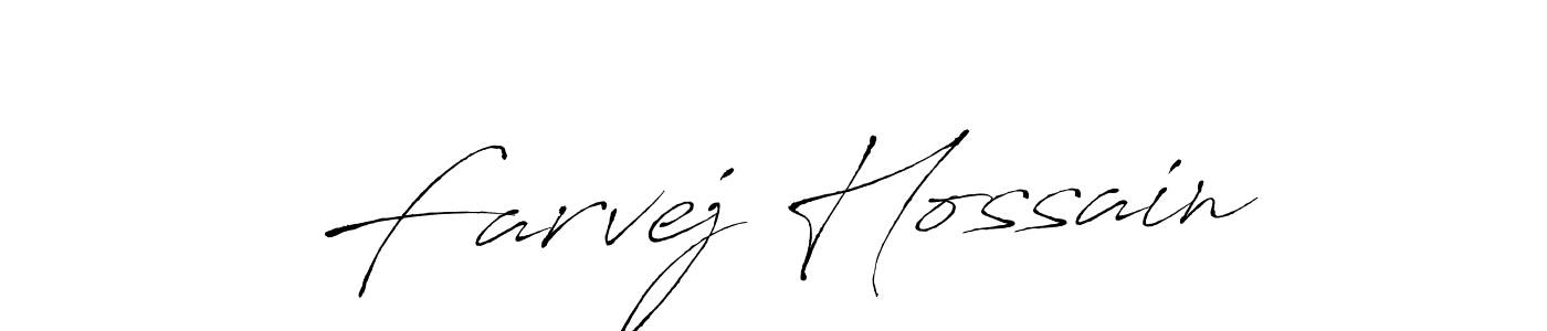 It looks lik you need a new signature style for name Farvej Hossain. Design unique handwritten (Antro_Vectra) signature with our free signature maker in just a few clicks. Farvej Hossain signature style 6 images and pictures png