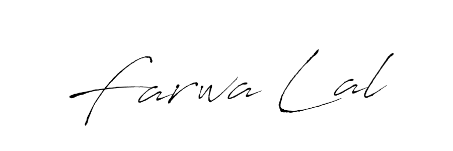 Also You can easily find your signature by using the search form. We will create Farwa Lal name handwritten signature images for you free of cost using Antro_Vectra sign style. Farwa Lal signature style 6 images and pictures png