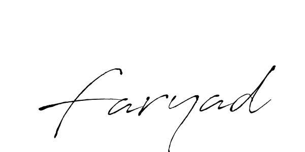 Faryad stylish signature style. Best Handwritten Sign (Antro_Vectra) for my name. Handwritten Signature Collection Ideas for my name Faryad. Faryad signature style 6 images and pictures png